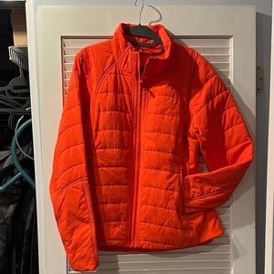 lululemon athletica Bright Orange Puffer Jacket